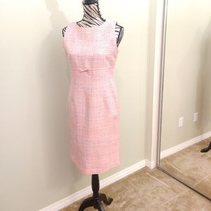 Studio 1 Pink tweed straight line dress